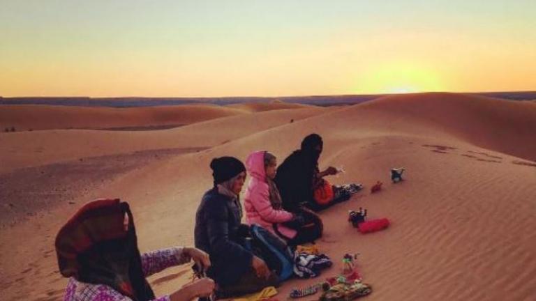 Μαριάννα Γουλανδρή - Φίλιππος Λαιμός: Το ταξίδι του μέλιτος στη Σαχάρα