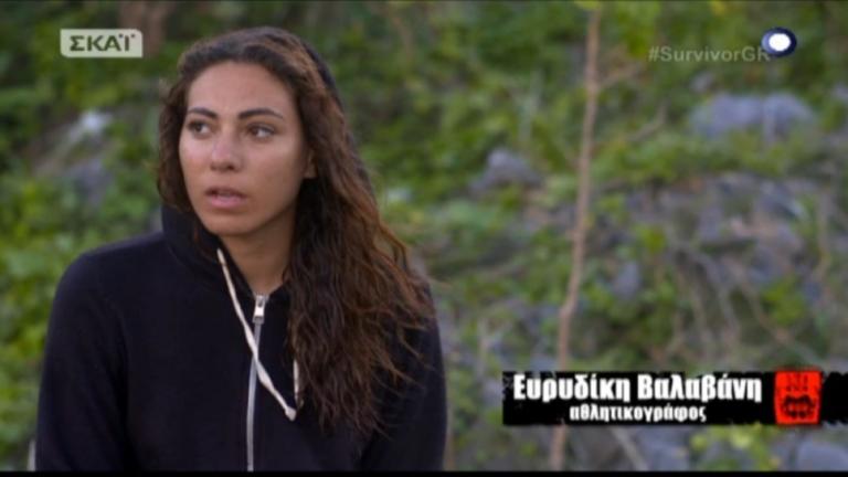 Survivor: Η τρομακτική στιγμή που έζησε η Ευριδίκη Βαλαβάνη(BINTEO)