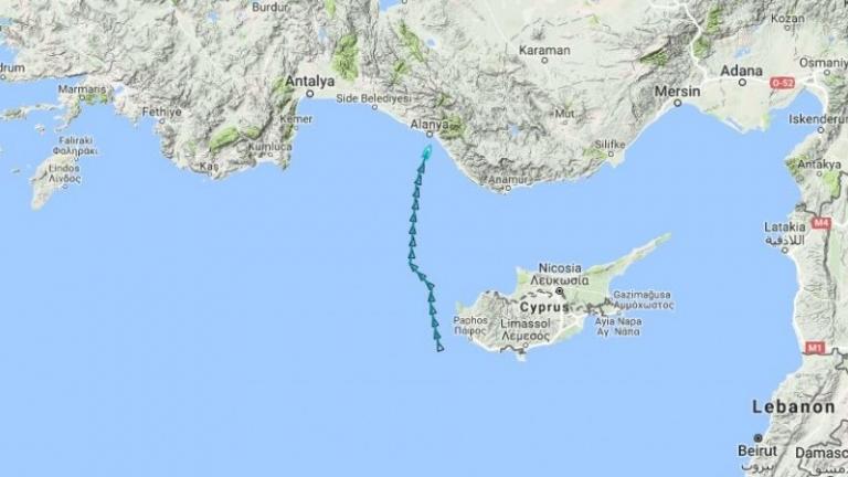 Αποχώρησε από την κυπριακή ΑΟΖ το τουρκικό Μπαρμπαρός