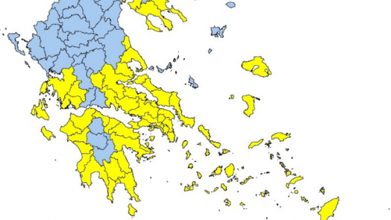 Η μισή χώρα σε υψηλό κίνδυνο πυρκαγιάς το Σάββατο 1η Ιουλίου