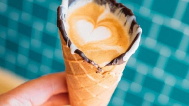 Καφές σε χωνάκι παγωτού γίνεται; Φυσικά και γίνεται!