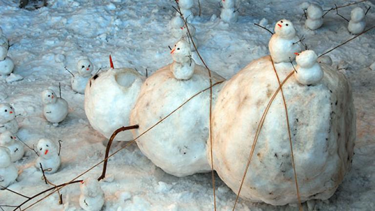 Χριστούγεννα 2016: Χιονάνθρωποι με άποψη 