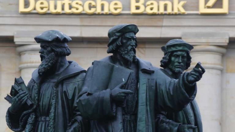 Η Deutsche Bank πηγή κινδύνου για το τραπεζικό σύστημα λέει το ΔΝΤ