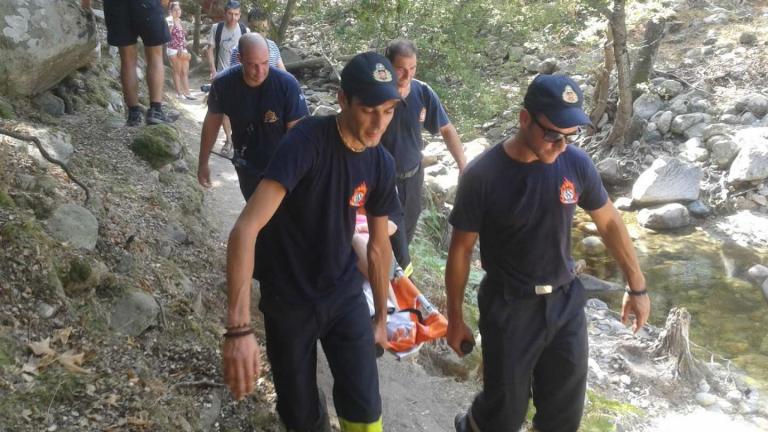 Επιχείρηση διάσωσης για νεαρή κοπέλα που έπεσε στο Φαράγγι του Φονιά στη Σαμοθράκη
