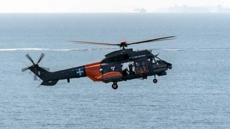 Διάσωση Πληρώματος από Ελικόπτερο Super Puma της ΠΑ