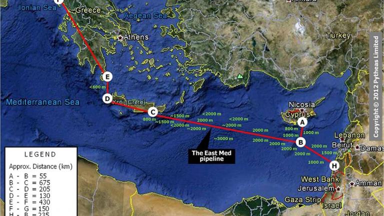 Τεχνικά και οικονομικά εφικτός ο Αγωγός Ισραήλ-Ελλάδας “East Med” 