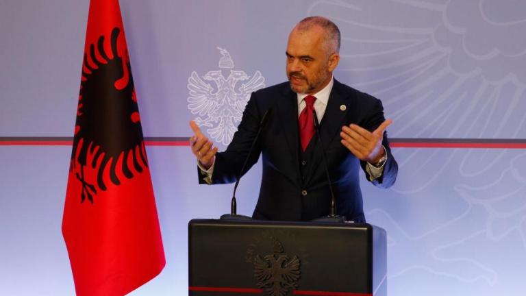 Για αμφισβητούμενες περιοχές στο Ιόνιο μίλησε στον ΣΚΑΪ ο Ράμα και ότι κάποιοι φοβούνται την "Μεγάλη Αλβανία"