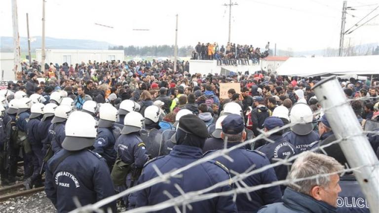 Κλειστή για 12η μέρα η σιδηροδρομική γραμμή στην Ειδομένη 