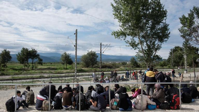 Πρόσφυγες στην Ειδομένη