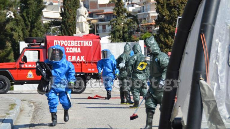 Λαμία: Σειρήνες άρχισαν να ηχούν και άνδρες με ειδικές στολές έκαναν την εμφάνισή τους (ΦΩΤΟΓΡΑΦΙΕΣ-ΒΙΝΤΕΟ)