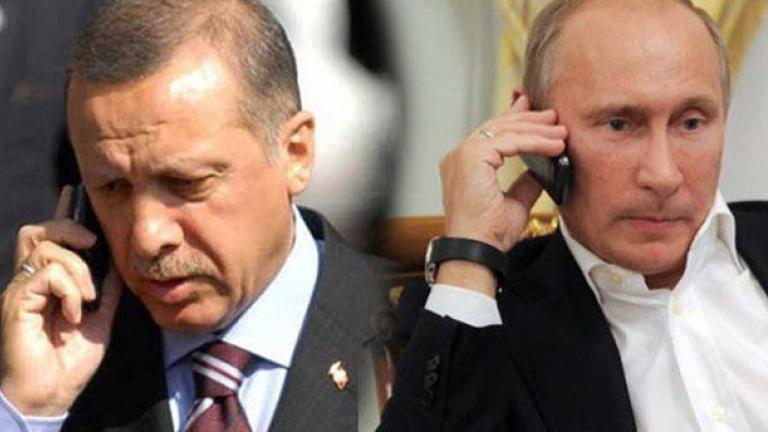 Νέα τηλεφωνική επικοινωνία Πούτιν-Ερντογάν για τη Συρία