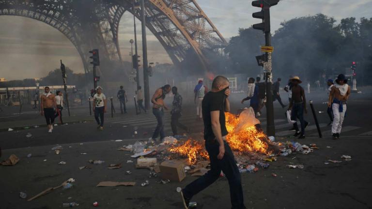 Επεισόδια στην fan zone στον Πύργο του Άιφελ