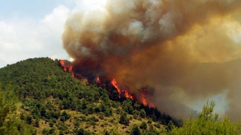 Με αναζωπυρώσεις και πολλές μεγάλες εστίες συνεχίζεται για τρίτη ημέρα η καταστροφική πυρκαγιά στα Δερβενοχώρια