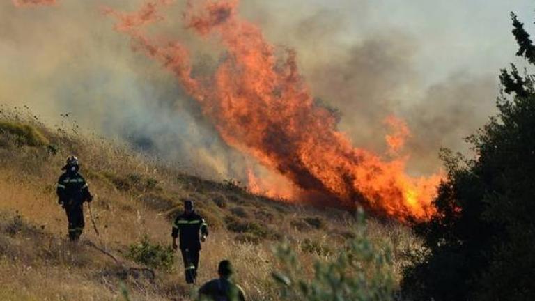 Ρέθυμνο: Σε εξέλιξη πυρκαγιά στην περιοχή Σαχτούρια