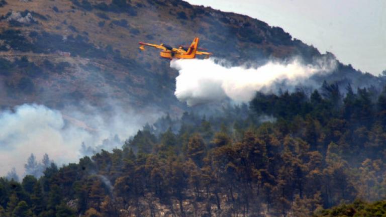 Υπό μερικό έλεγχο η πυρκαγιά στη Μεσσηνία στην περιοχή της Άνω Μέλπειας