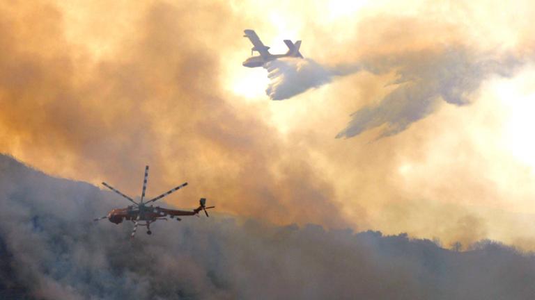 Νέα πυρκαγιά στο Μαρμάρι Καρύστου-Υπό μερικό έλεγχο πλέον ο Μαραθώνας