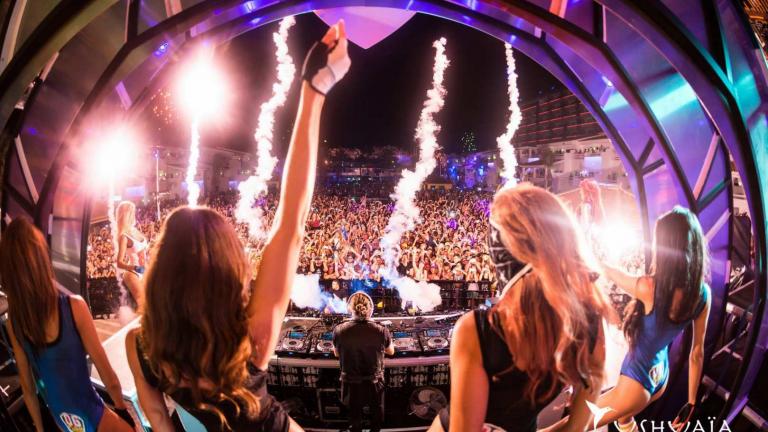 Ψινάκης, Ρέμος, Νομικού στο πάρτι του David Guetta (ΒΙΝΤΕΟ)