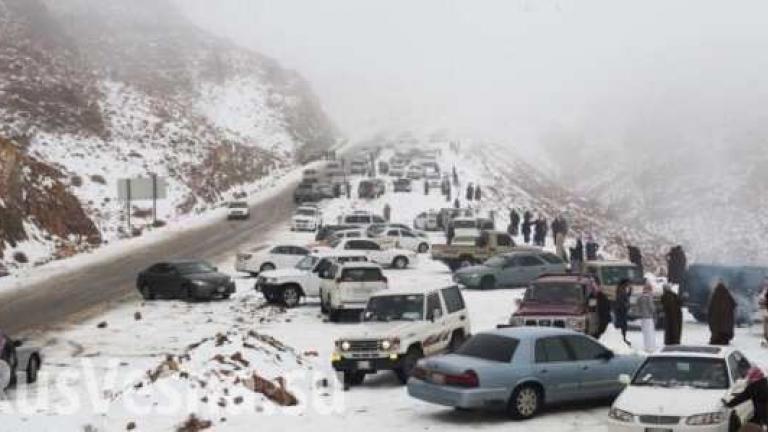 Και όμως...Χιόνισε στη Σαουδική Αραβία! Δείτε φωτό και βίντεο!