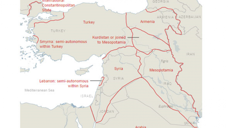 Η Τουρκία διαμελισμένη σε χάρτη των New York Times!
