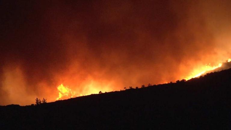 Μεγάλη πυρκαγιά στη Χίο: Κρανίου τόπος-Καταστράφηκε ο οικισμός της Σιδηρούντας