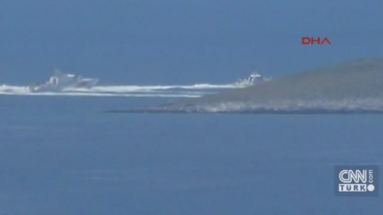 Νέα "μονταζιέρα" των τουρκικών ΜΜΕ: Έδωσαν στη δημοσιότητα βίντεο "καταδίωξης" ελληνικού πλοίου του Λιμενικού στα Ίμια