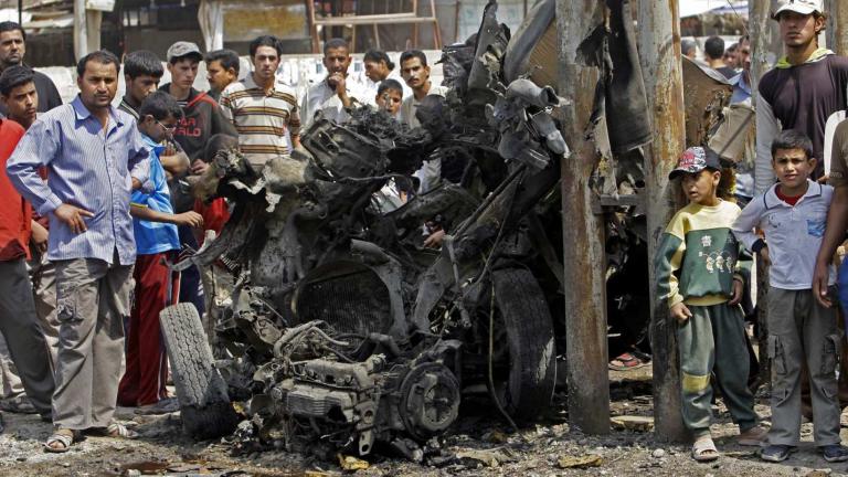 Δεκάδες νεκροί από βομβιστική επίθεση στη Βαγδάτη