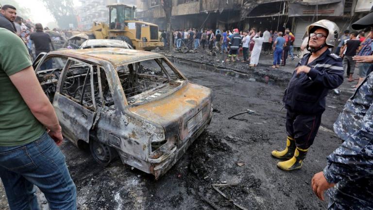Τουλάχιστον 75 νεκροί από βομβιστική επίθεση στη Βαγδάτη
