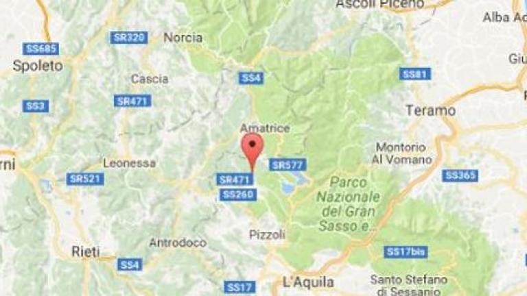 Σεισμική δόνηση 5,4 βαθμών σημειώθηκε στην κεντρική Ιταλία