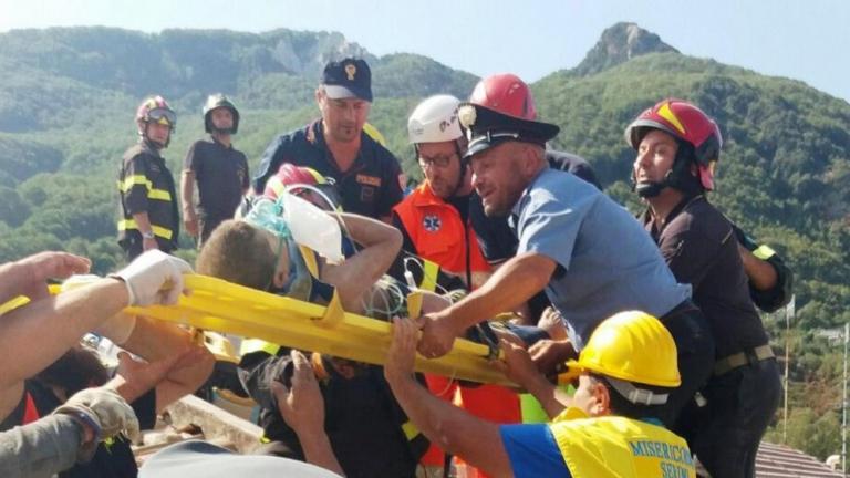 Ιταλία-σεισμός: Σώθηκαν τρία παιδιά, έπειτα από επιχείρηση δεκατεσσάρων ωρών