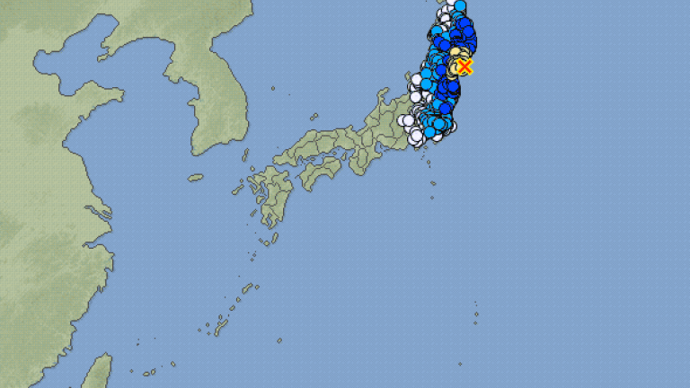Σεισμική δόνηση μεγέθους 6,2 βαθμών έπληξε την περιοχή που βρίσκεται 70χλμ ανατολικά και βορειοανατολικά της πόλης Σεντάι στο νησί Χονσού της Ιαπωνίας.