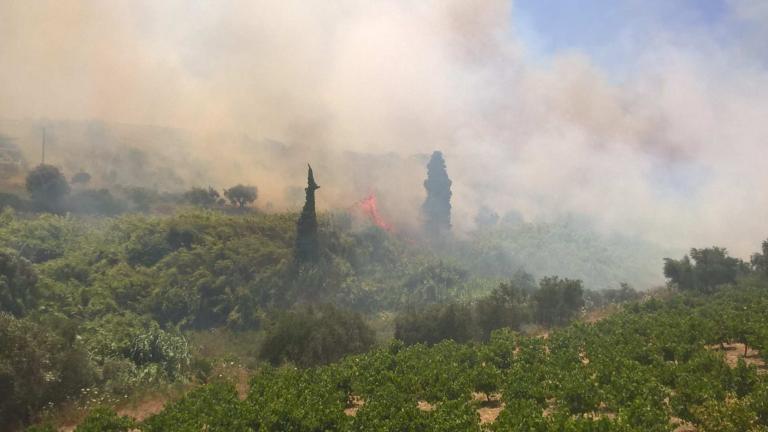 Φωτιά στην Κορώνη 