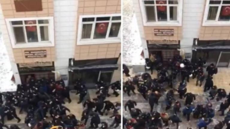 Τουρκία: Εξαγριωμένο πλήθος επιτίθεται στα γραφεία του φιλοκουρδικού κόμματος