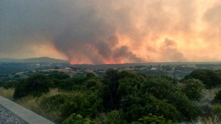 Κύθηρα: Πάνω από 15.000 στρέμματα η καμμένη γη 