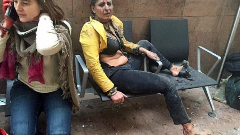 Επίθεση στις Βρυξέλλες: Ποια είναι η τραυματισμένη γυναίκα με τα κίτρινα; 
