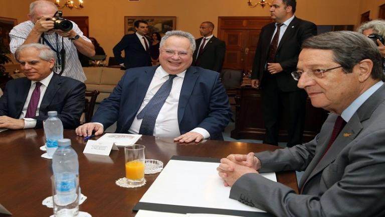 Κύπρος: Με συμμετοχή του υπουργού Εξωτερικών Ν. Κοτζιά η συνεδρίαση του Εθνικού Συμβουλίου