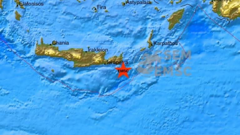 Σεισμός 5,5 Ρίχτερ στην Κρήτη 