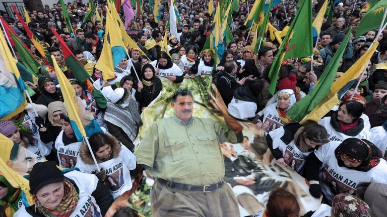 Διαδήλωση Κούρδων στο Στρασβούργο υπέρ της ίδρυσης ανεξάρτητου Κουρδιστάν 