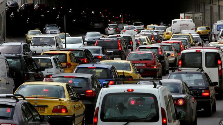 Κυκλοφοριακά προβλήματα στην Αθήνα, λόγω της απεργίας σε μετρό, ηλεκτρικό και τραμ
