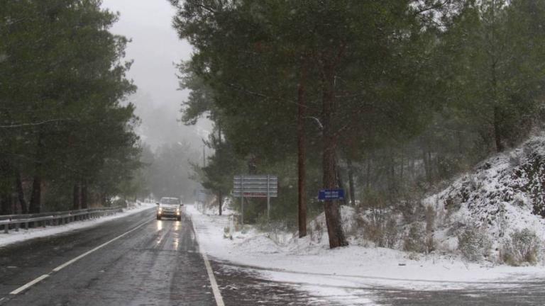 Κακοκαιρία με χιόνια στην Κύπρο