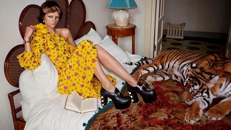 Στην καμπάνια της Gucci εκτός από μοντέλα...ποζάρουν και ζώα!