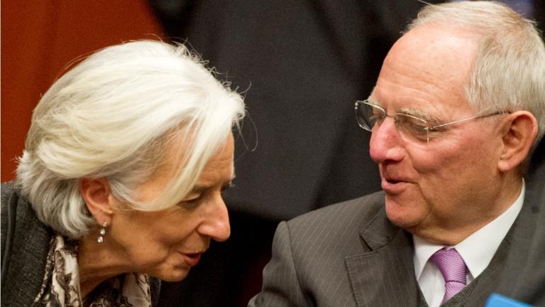 Κριστίν Λαγκάρντ: "Δεν ταυτίζομαι με την άποψη του Βόλφγκανγκ Σόιμπλε για το ελληνικό χρέος"
