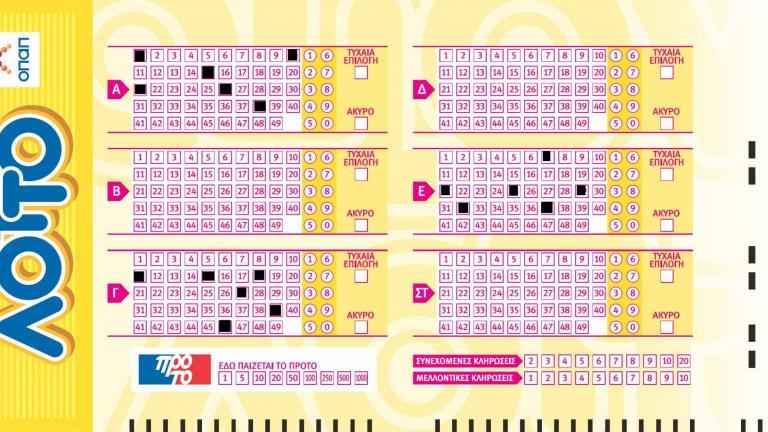 Δείτε την κλήρωση του ΛΟΤΤΟ του Σαββάτου 1/4