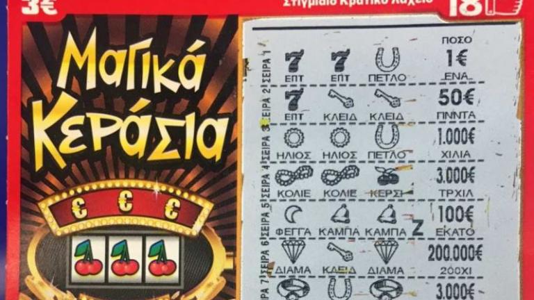 ΣΚΡΑΤΣ: Δώρο γενεθλίων 100.000 ευρώ σε τυχερή παίκτρια από τα «Μαγικά Κεράσια»