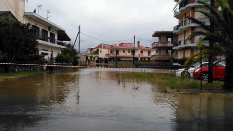 Νέες ζημιές από το μπουρίνι σε καλλιέργειες και σπίτια σε Ζευγολατιό και Μαντίνεια