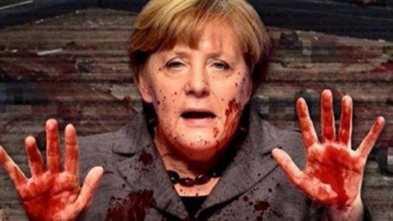 Σοκαριστικό tweet από τον ακροδεξιό Βίλντερ: Η Μέρκελ εμφανίζεται βουτηγμένη στο αίμα