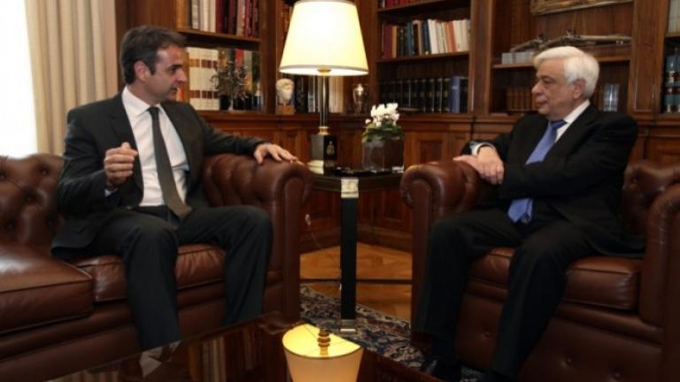 Συνάντηση Πρ. Παυλόπουλου - Κυρ. Μητσοτάκη