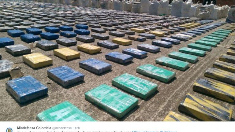 Οκτώ τόνους κοκαΐνη κατάσχεσαν οι αρχές της Κολομβίας!!!