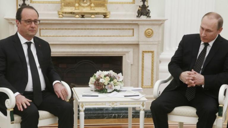 Ο Πούτιν ετοιμάζει επίσκεψη στο Παρίσι αλλά ο Ολάντ δεν τον θέλει!