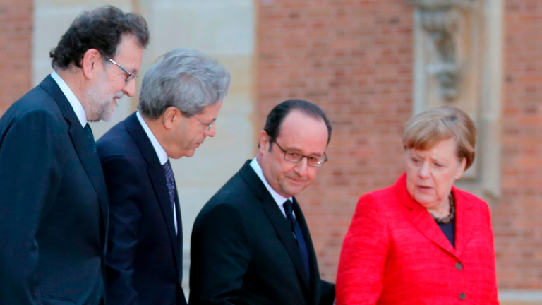 Οι ηγέτες της Γαλλίας, της Γερμανίας, της Ισπανίας και της Ιταλίας τάχθηκαν υπέρ μιας Ευρώπης πολλών ταχυτήτων που θα επέτρεπε σε ορισμένες χώρες-μέλη της Ευρωπαϊκής Ένωσης να προοδεύσουν πιο γρήγορα από άλλες