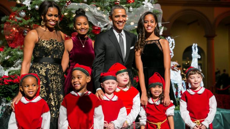 Η τελευταία χριστουγεννιάτικη κάρτα των Ομπάμα